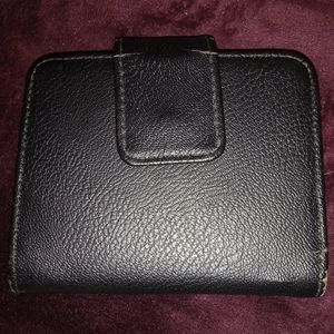 Faux leather wallet